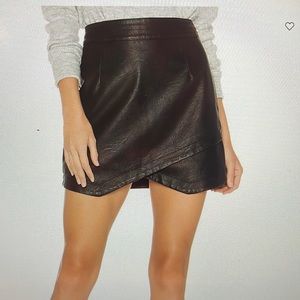 JACK by BB Dakota Angeline faux leather skirt, worn once
